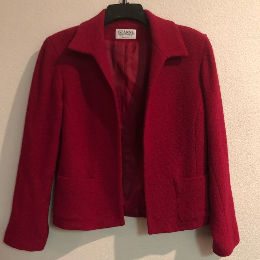 Vintage Gianni petite wool blazer
